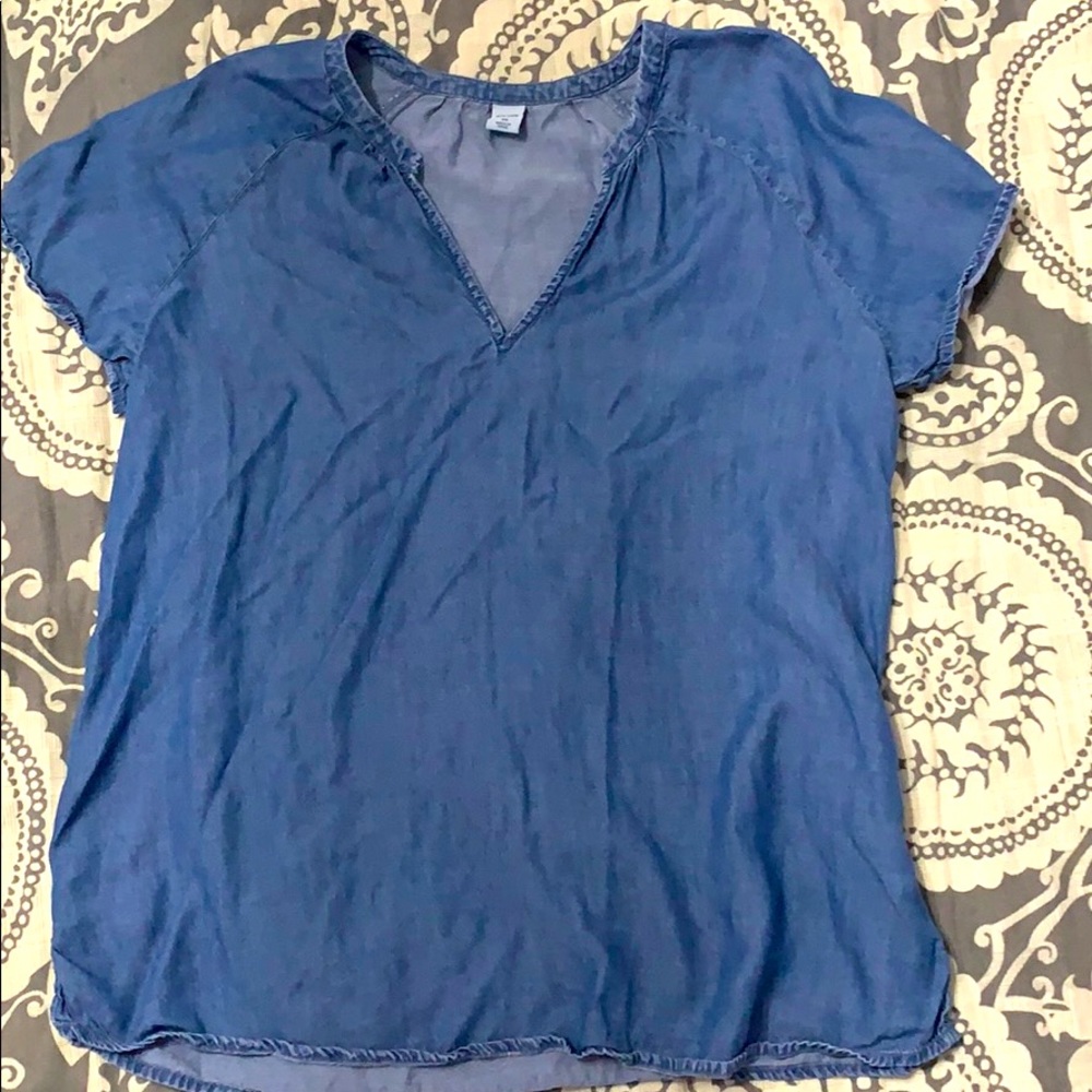 Old Navy XS chambray style top